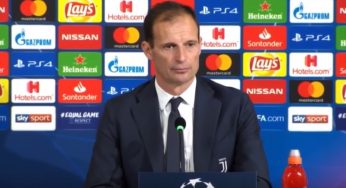 La conferenza stampa di Allegri dopo Juventus-Ajax