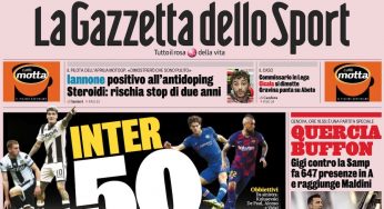 Le prime pagine sportive di oggi, mercoledì 18 dicembre