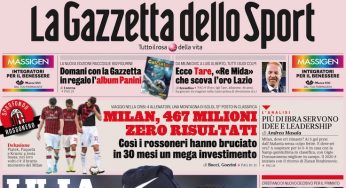 Le prime pagine sportive di oggi, mercoledì 8 gennaio