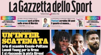 Le prime pagine sportive di oggi, venerdì 10 gennaio