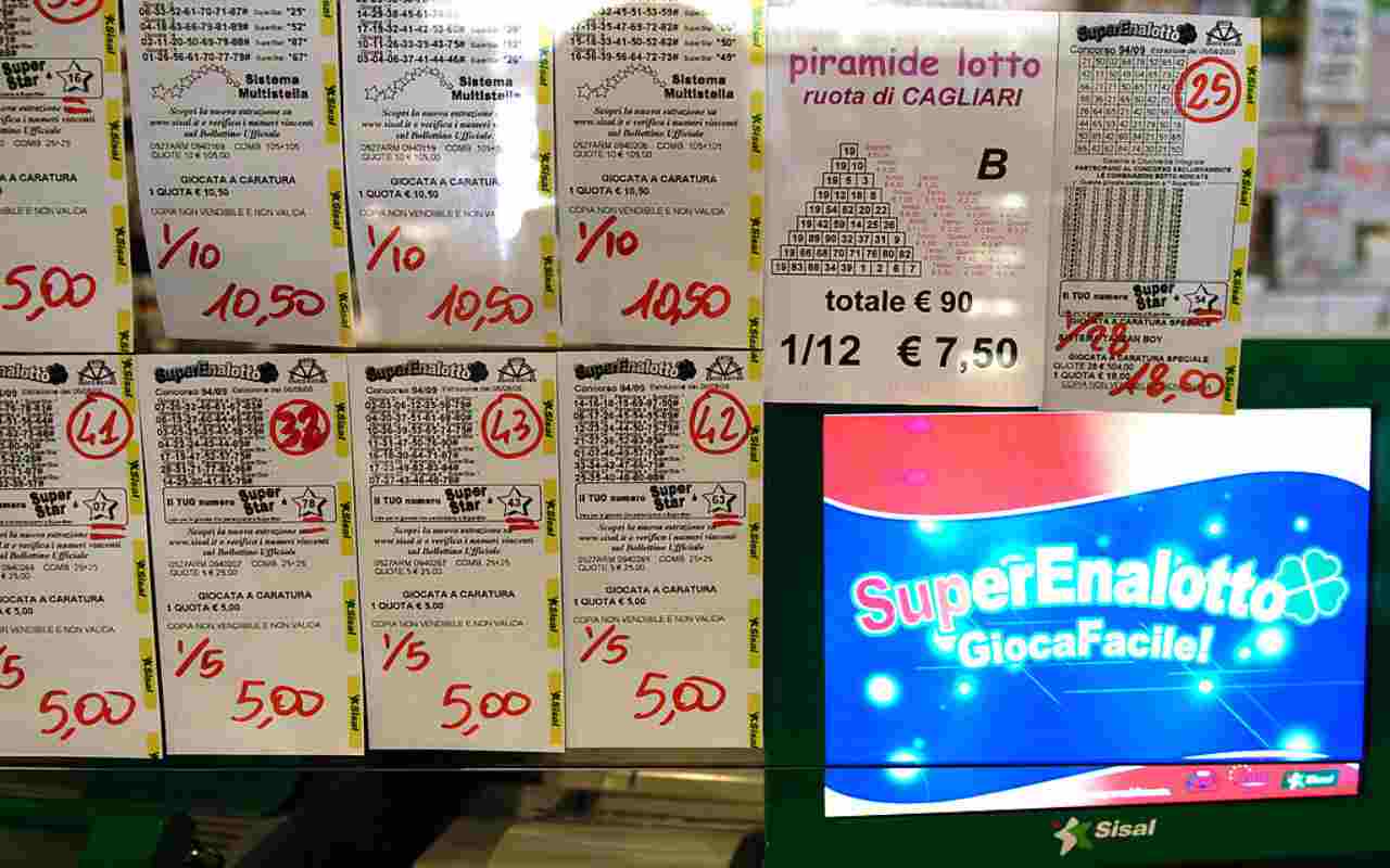 Estrazioni Lotto Superenalotto oggi