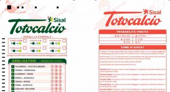 Totocalcio, dopo il “13” da 130mila euro ecco il nuovo palinsesto