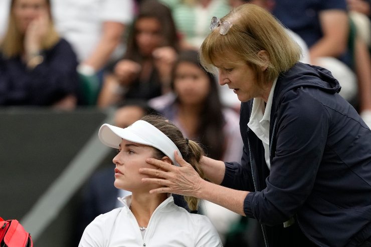 Wimbledon si ritira fidanzata Sinner