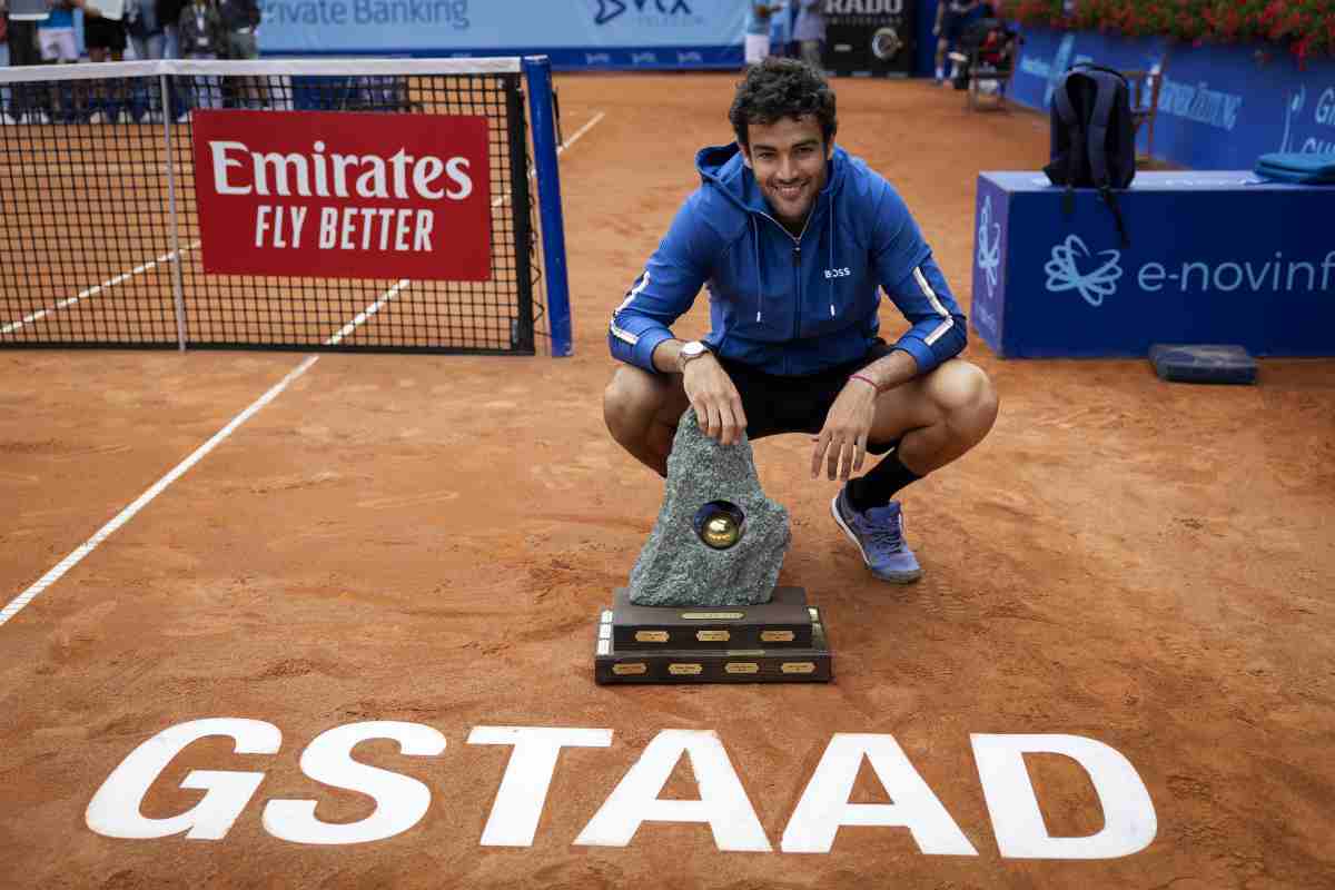 Berrettini quante posizioni ha guadagnato vincendo a Gstaad