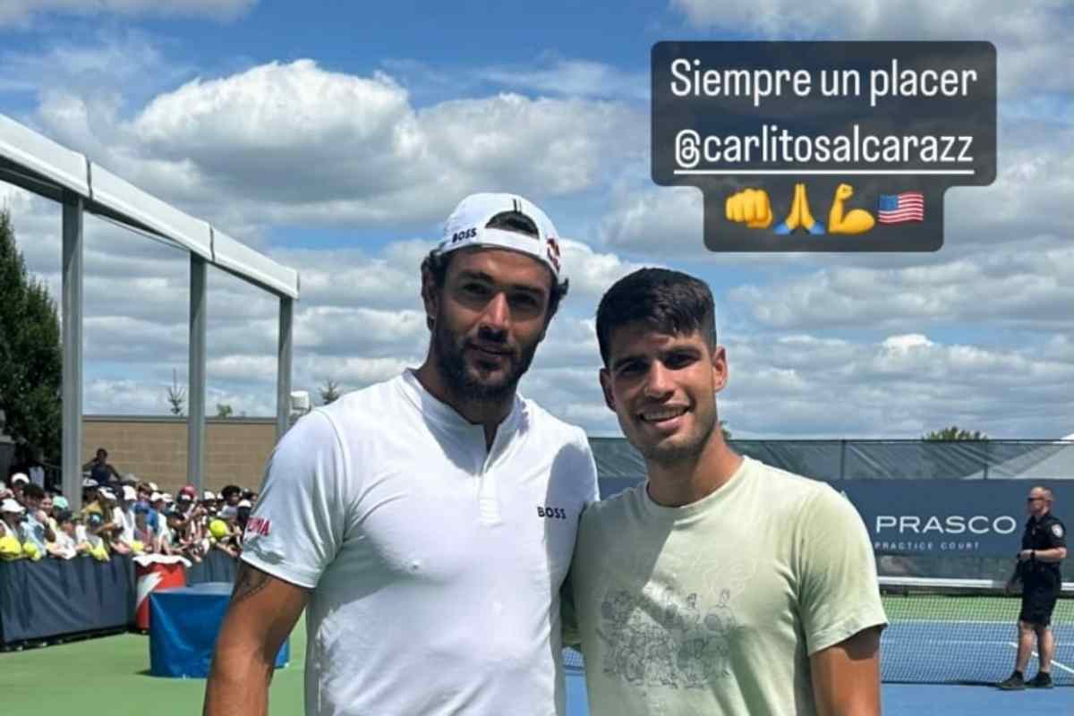 Sinner tradito da Berrettini con Alcaraz