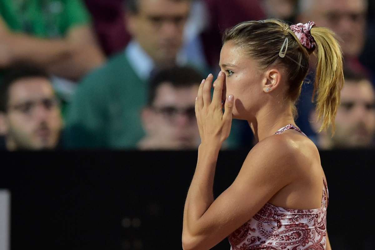 Camila Giorgi che fa dopo il tennis