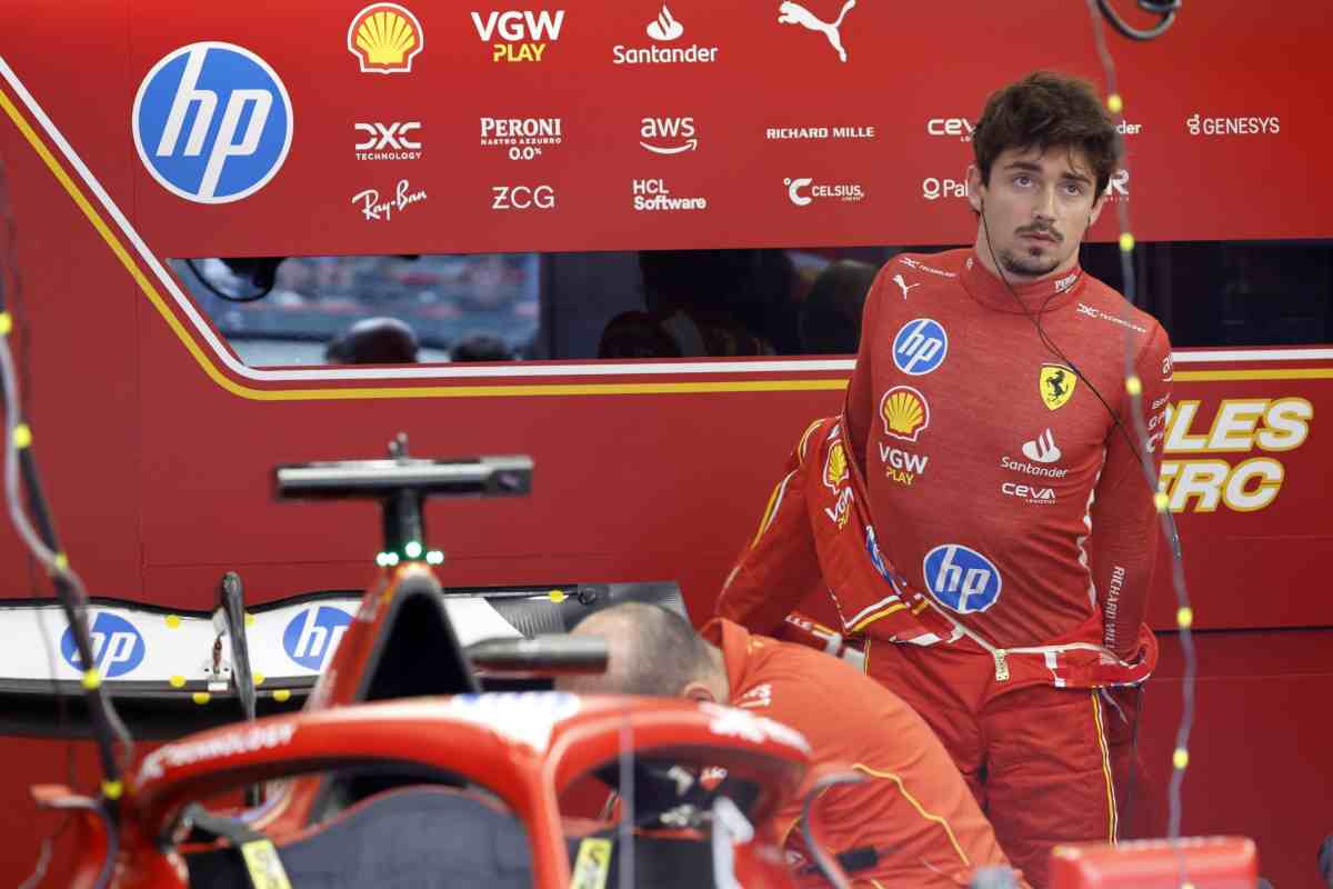 Leclerc, la Ferrari è sempre più lenta