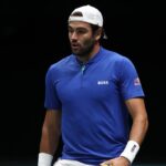 Berrettini imita Sinner esultanza