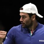 Matteo Berrettini modello Boss Milano Fashion Week