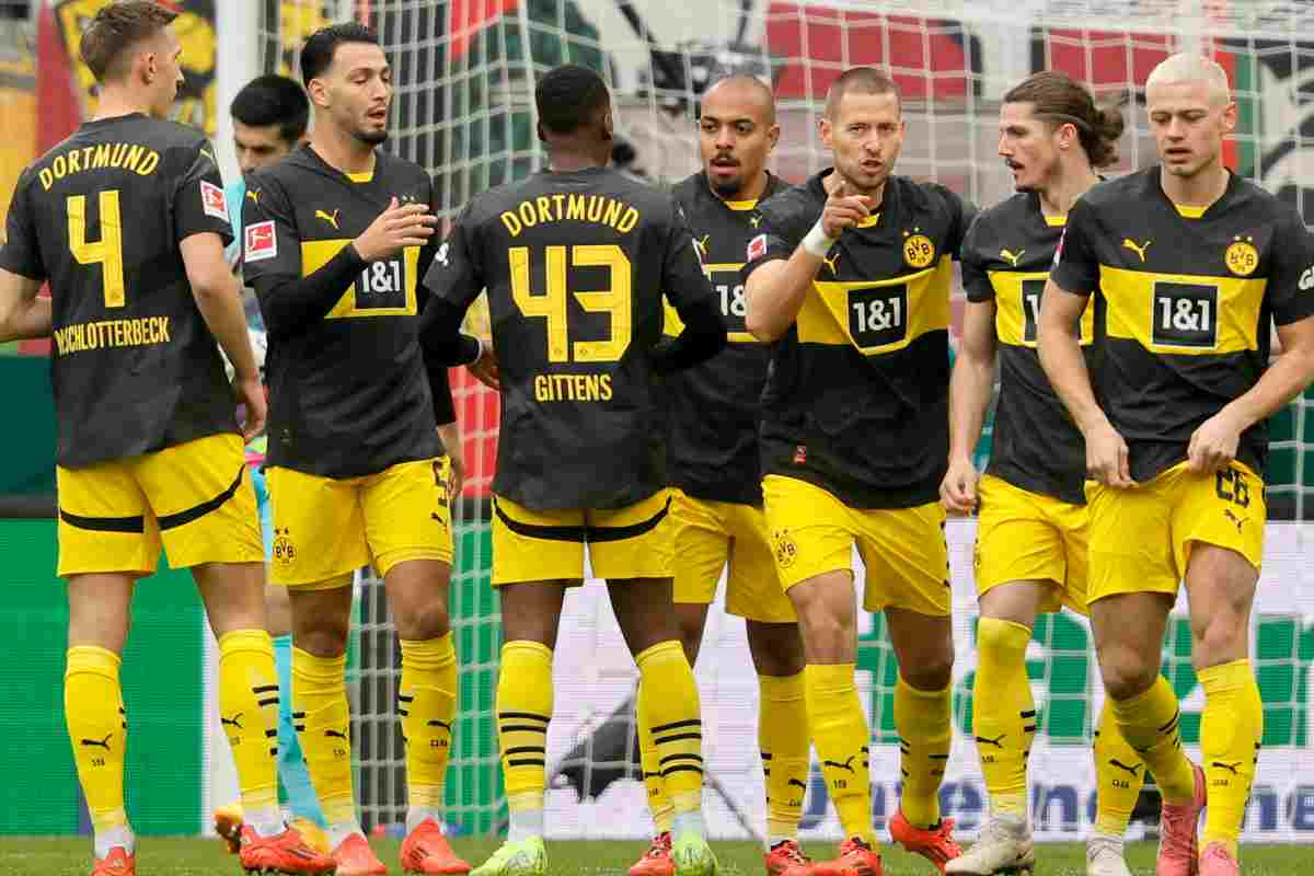 I giocatori del Borussia Dortmund