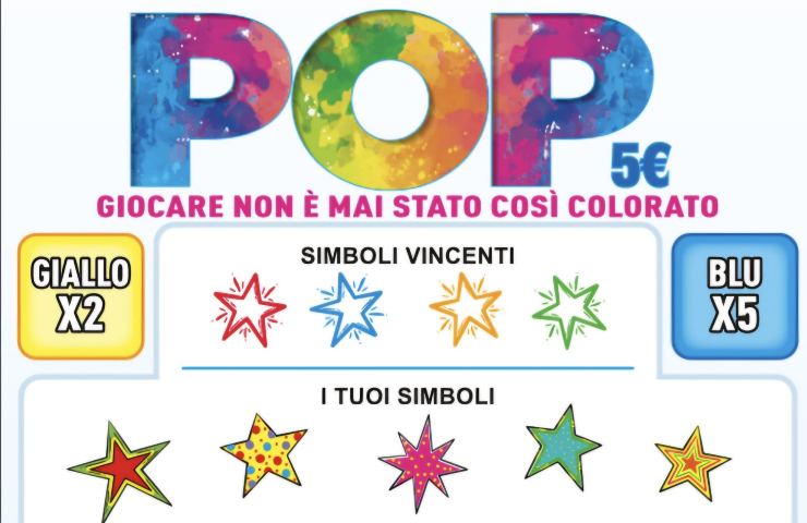 Pop arriva Gratta e vinci online 5 euro