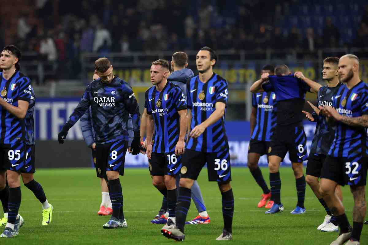 I giocatori nerazzurri