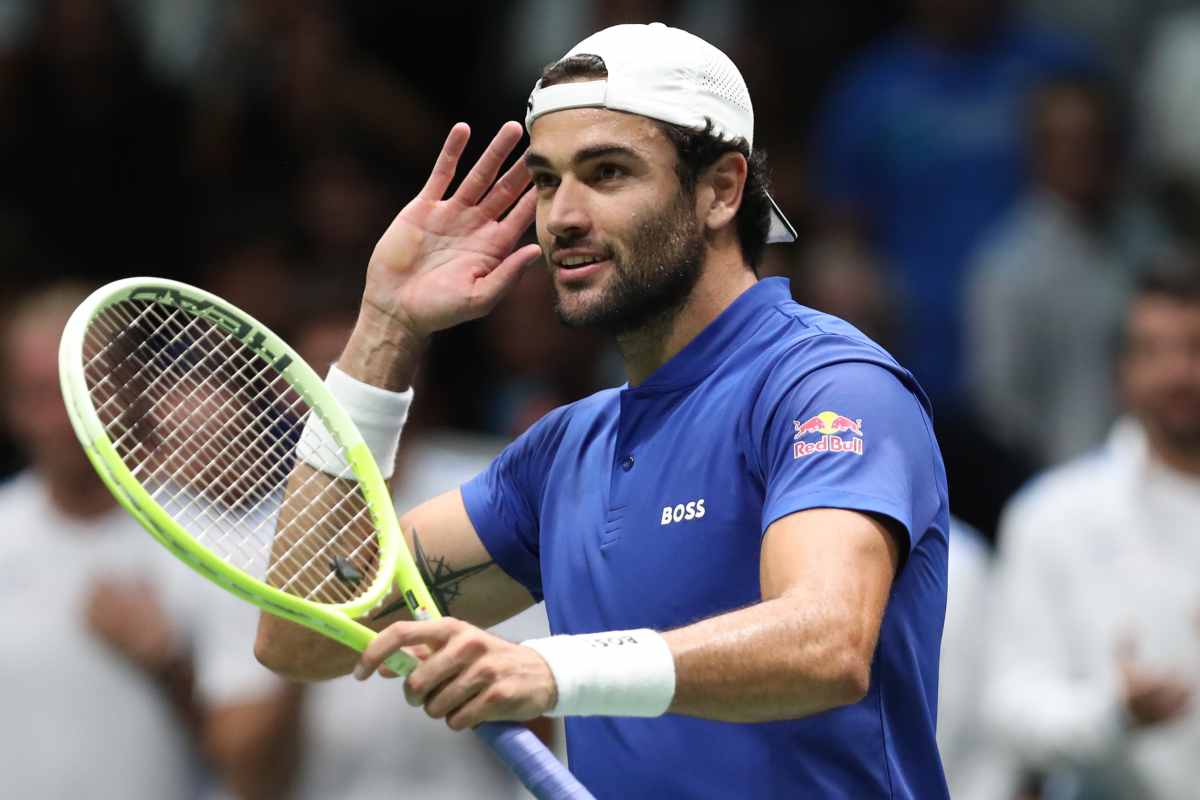 Matteo Berrettini quando gioca a Stoccolma