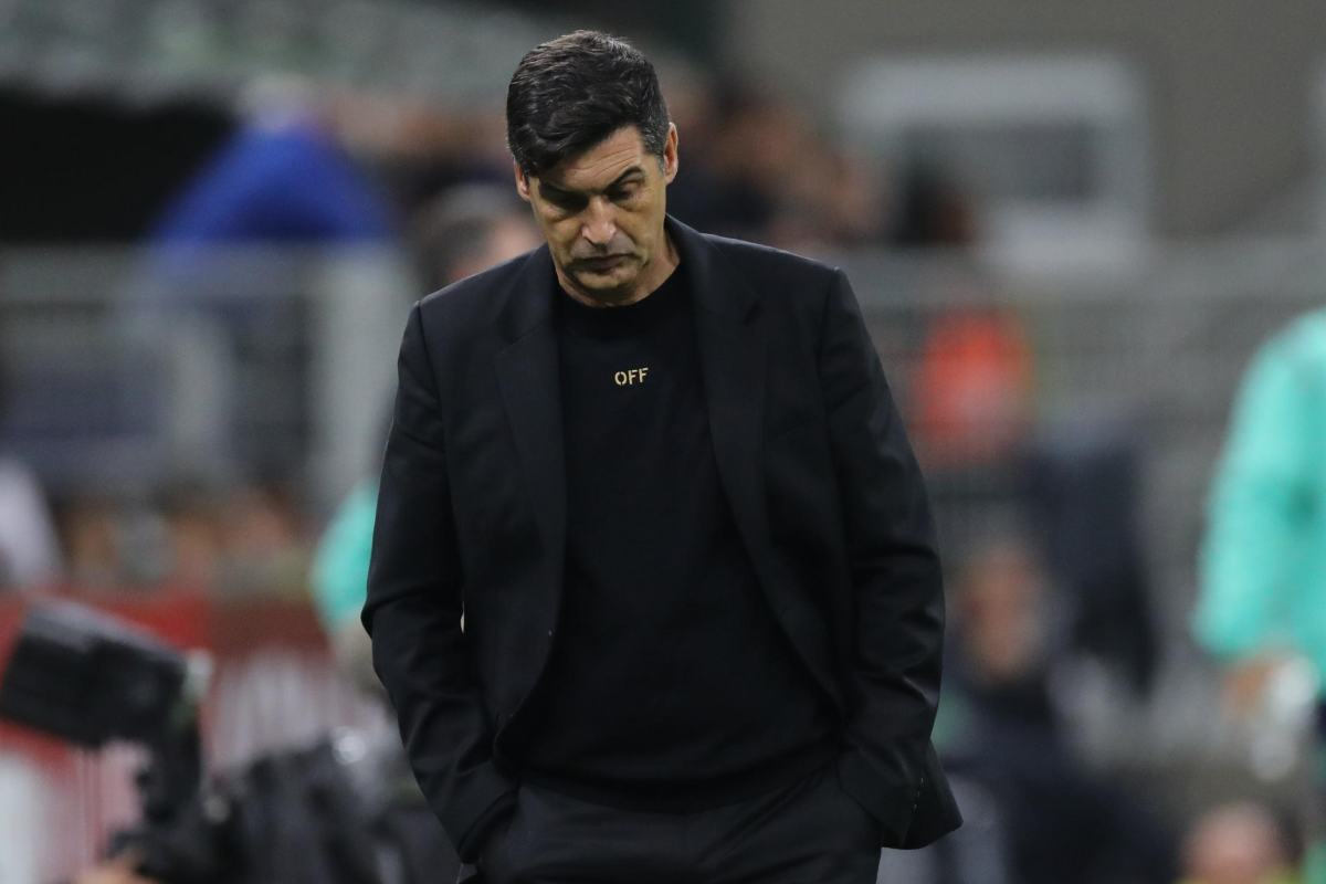 L'allenatore del Milan Paulo Fonseca