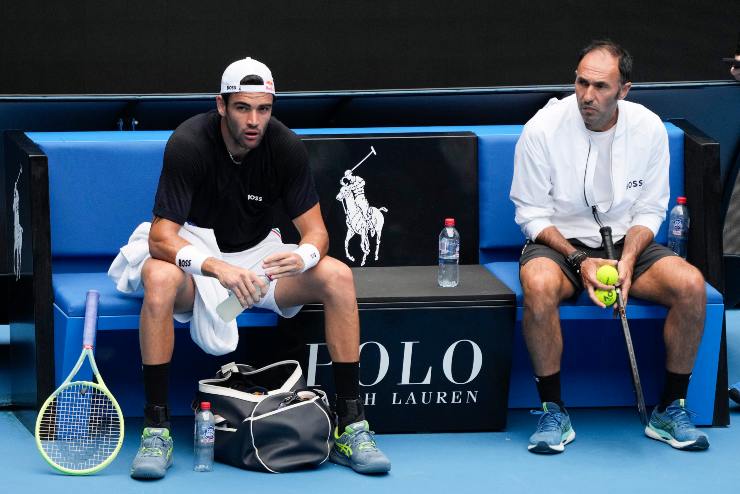 Matteo Berrettini e Vincenzo Santopadre