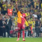 L'attaccante del Galatasaray Victor Osimhen