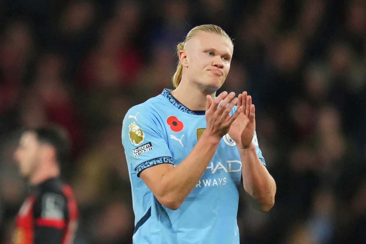 L'attaccante del Manchester City Haaland