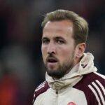 L'attaccante del Bayern Monaco Harry Kane