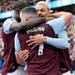 I giocatori dell'Aston Villa