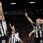 I giocatori del Newcastle