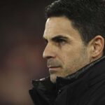 L'allenatore dell'Arsenal Arteta