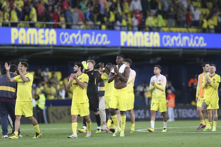 Il Villarreal saluta i tifosi 