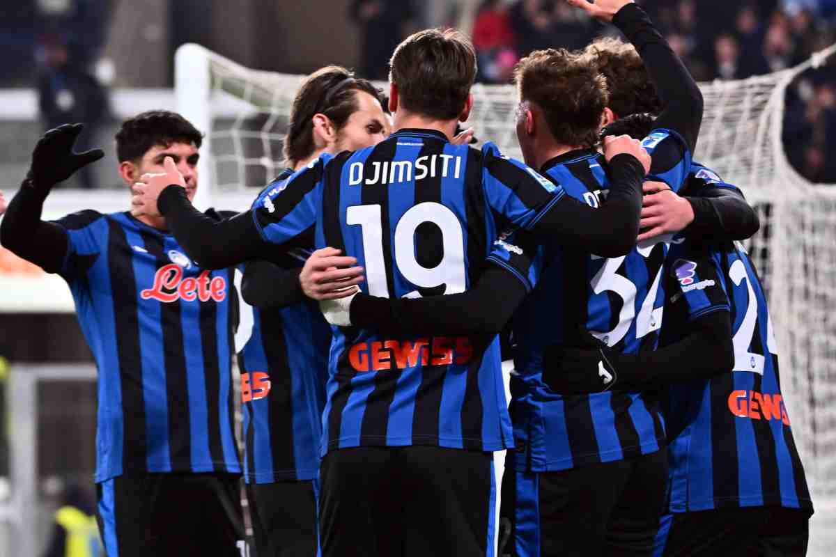 I giocatori dell'Atalanta