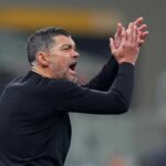 L'allenatore del Milan Sergio Conceicao