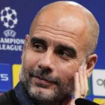 L'allenatore del Manchester City Guardiola