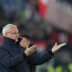 L'allenatore della Roma Ranieri