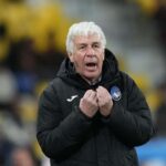 L'allenatore dell'Atalanta Gasperini