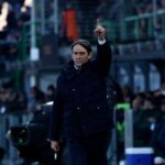 L'allenatore dell'Inter Simone Inzaghi