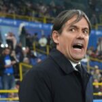 L'allenatore dell'Inter Simone Inzaghi