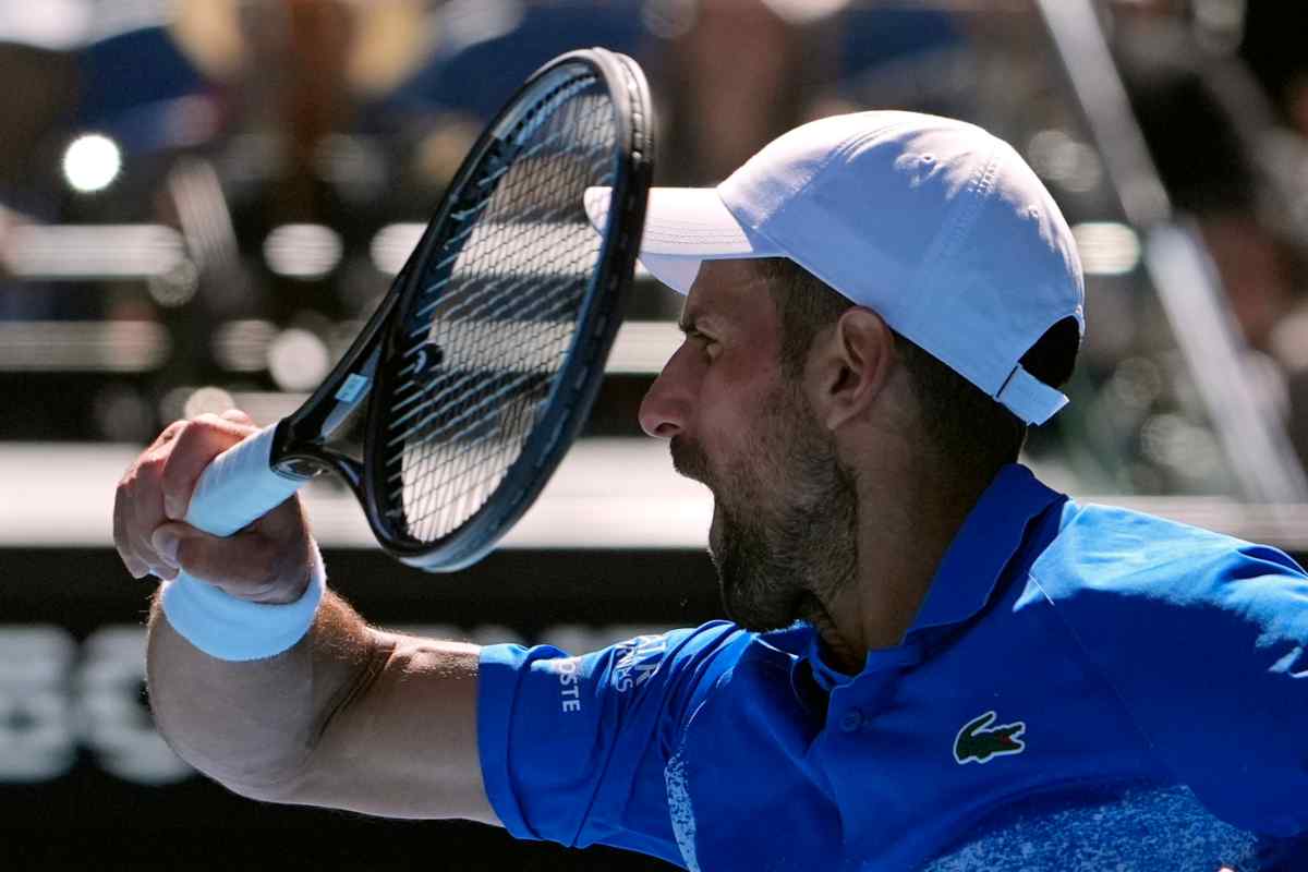 Djokovic choc, pazienza finita: reazione furiosa