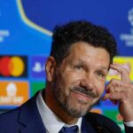 L'allenatore dell'Atletico Madrid Simeone