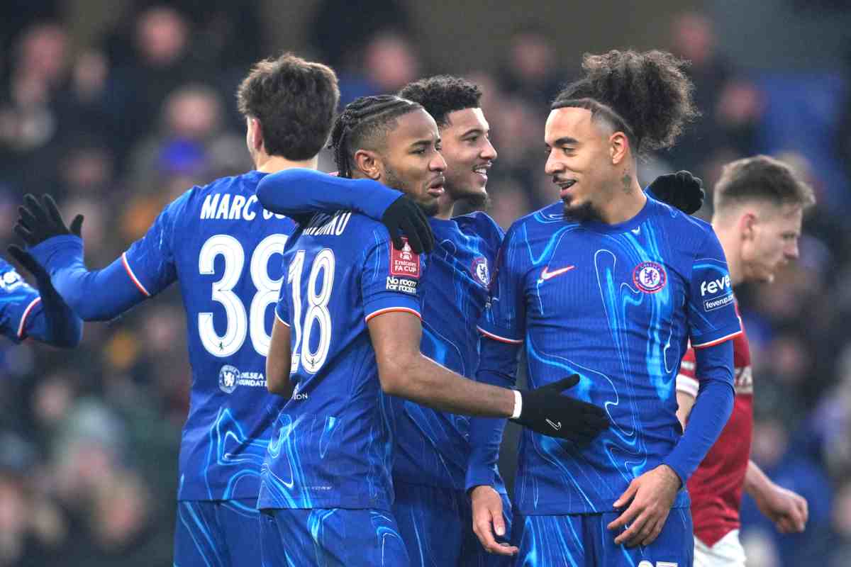 Il Chelsea esulta