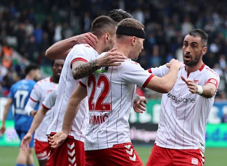 I giocatori del Sivasspor